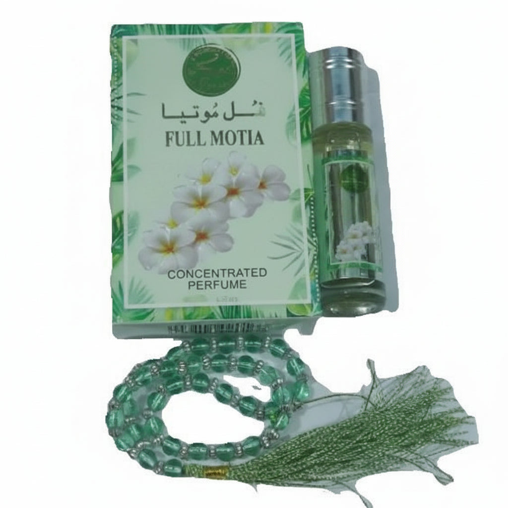 Original labbaik Full Motia attar With Tasbeeh - 6ml