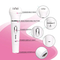 Nikai 5 in 1 Facial Epilator and Shaver - NK 7636
