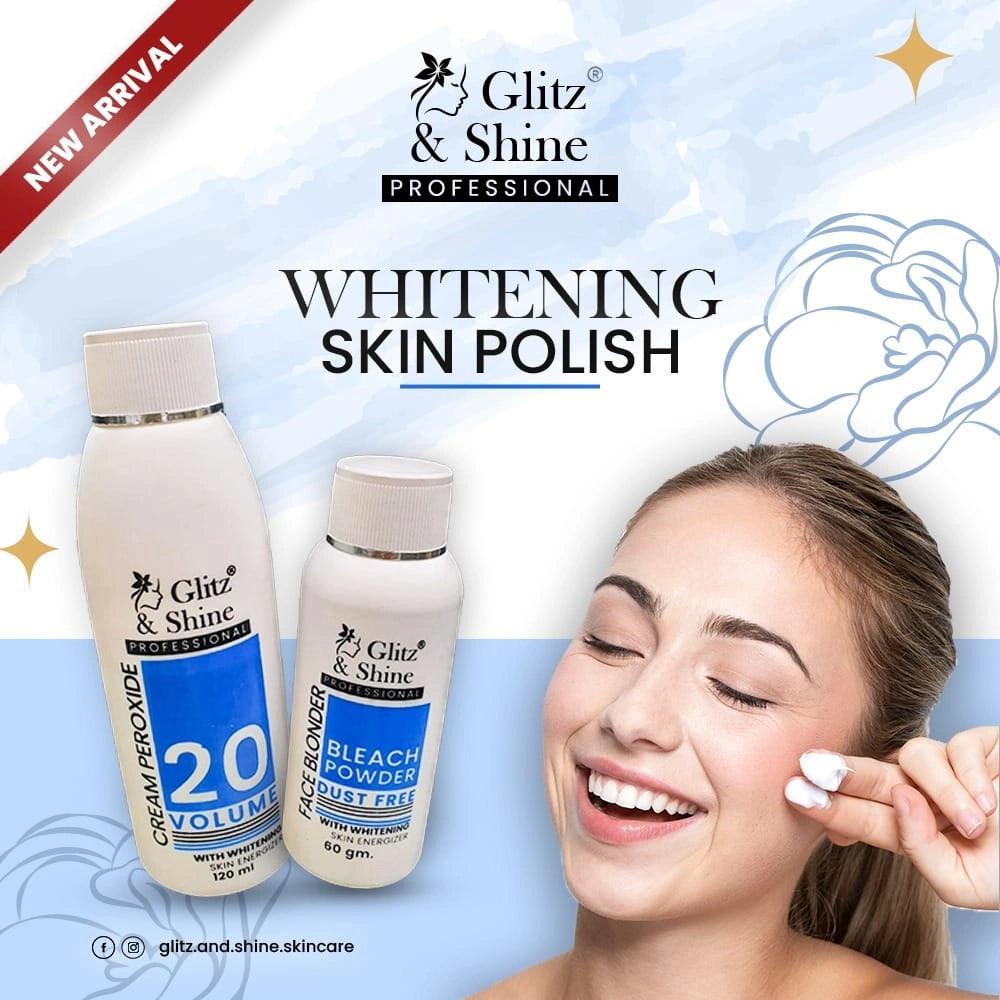 𝟐𝟎 𝐕𝐨𝐥𝐮𝐦𝐞 𝐖𝐡𝐢𝐭𝐞𝐧𝐢𝐧𝐠 𝐒𝐤𝐢𝐧 𝐏𝐨𝐥𝐢𝐬𝐡 𝐒𝐞𝐭 𝐌𝐚𝐠𝐢𝐜 𝐂𝐫𝐞𝐚𝐦 𝟏𝟐𝟎𝐦𝐥 & 𝐏𝐨𝐰𝐝𝐞𝐫 𝟔𝟎𝐠