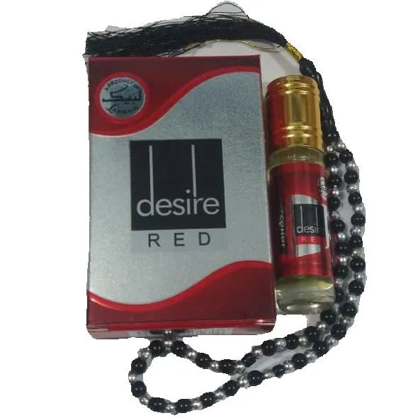 Original labbaik Desire Red attar With Tasbeeh - 6ml