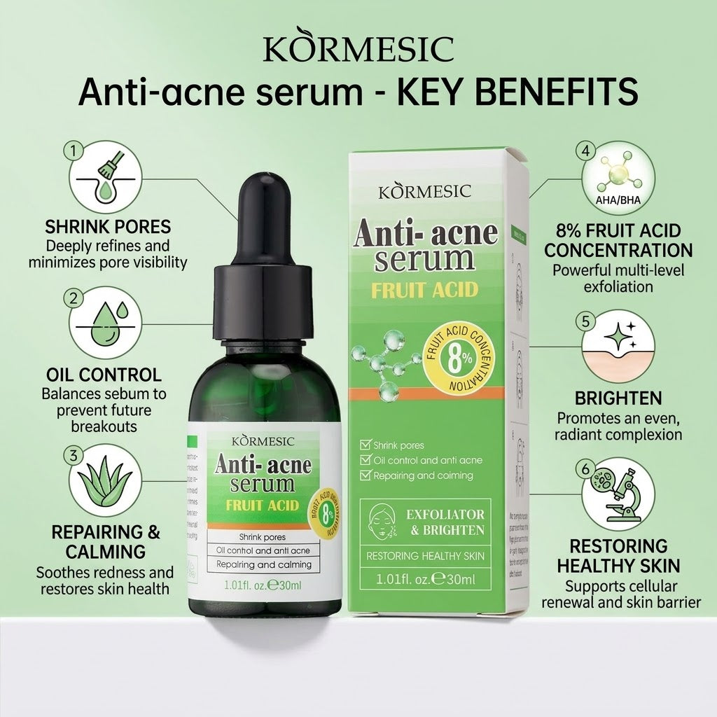 Kormesic Facial Anti Acne  Face Serum - 30ml
