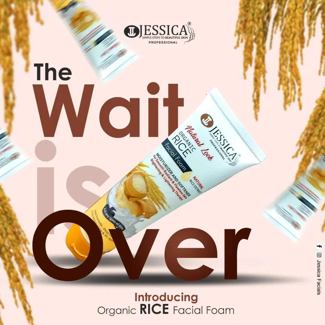 Jessica Face Wash Natural Organic Rice 125ml