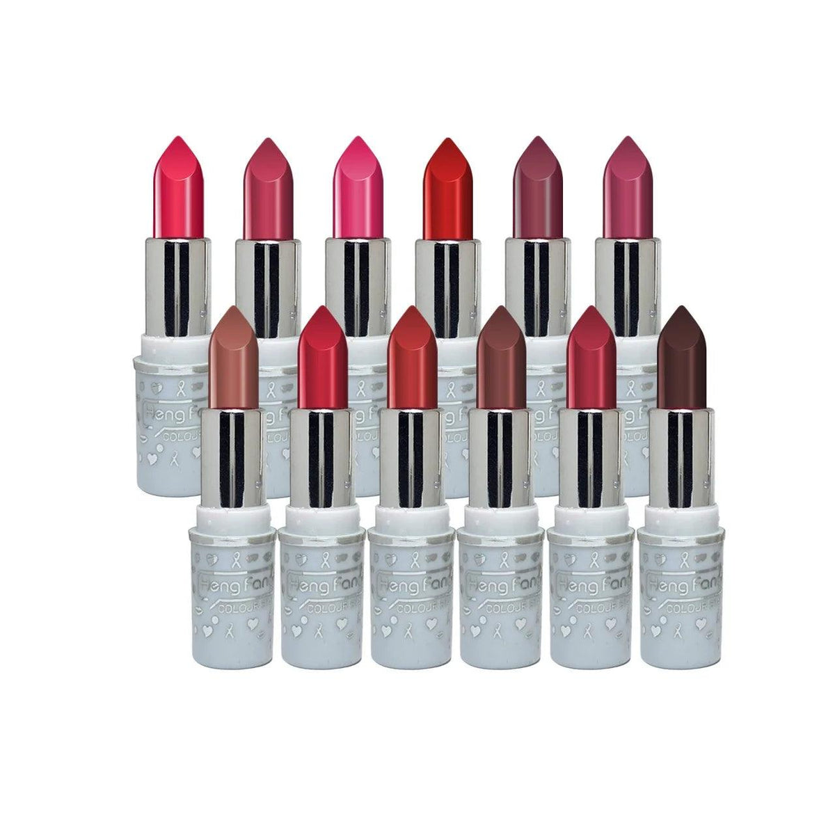 Heng Fang Matte Lipsticks 12 Pcs