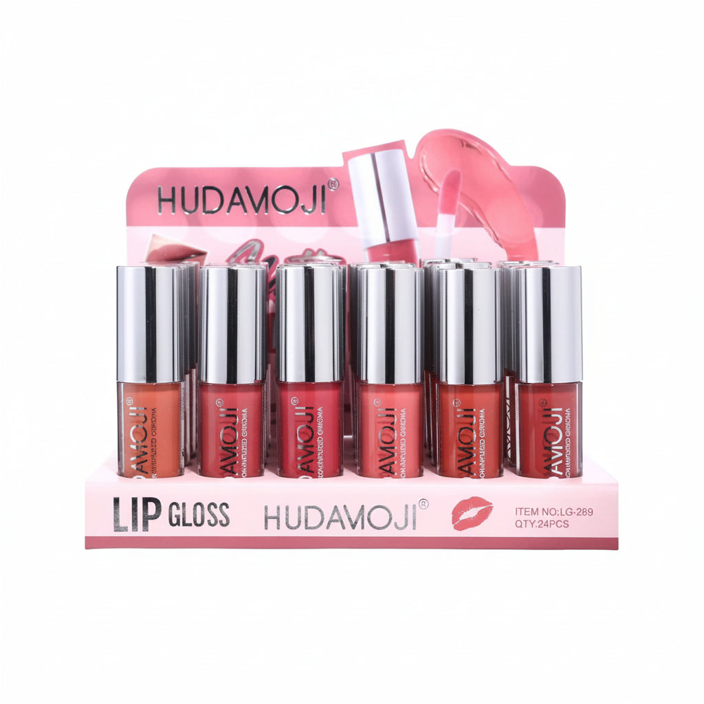 Hudamoji Precision-Infused Chroma Liquid Lip Gloss – 12 Shades