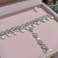 Royal Silver Pearl Matha Patti