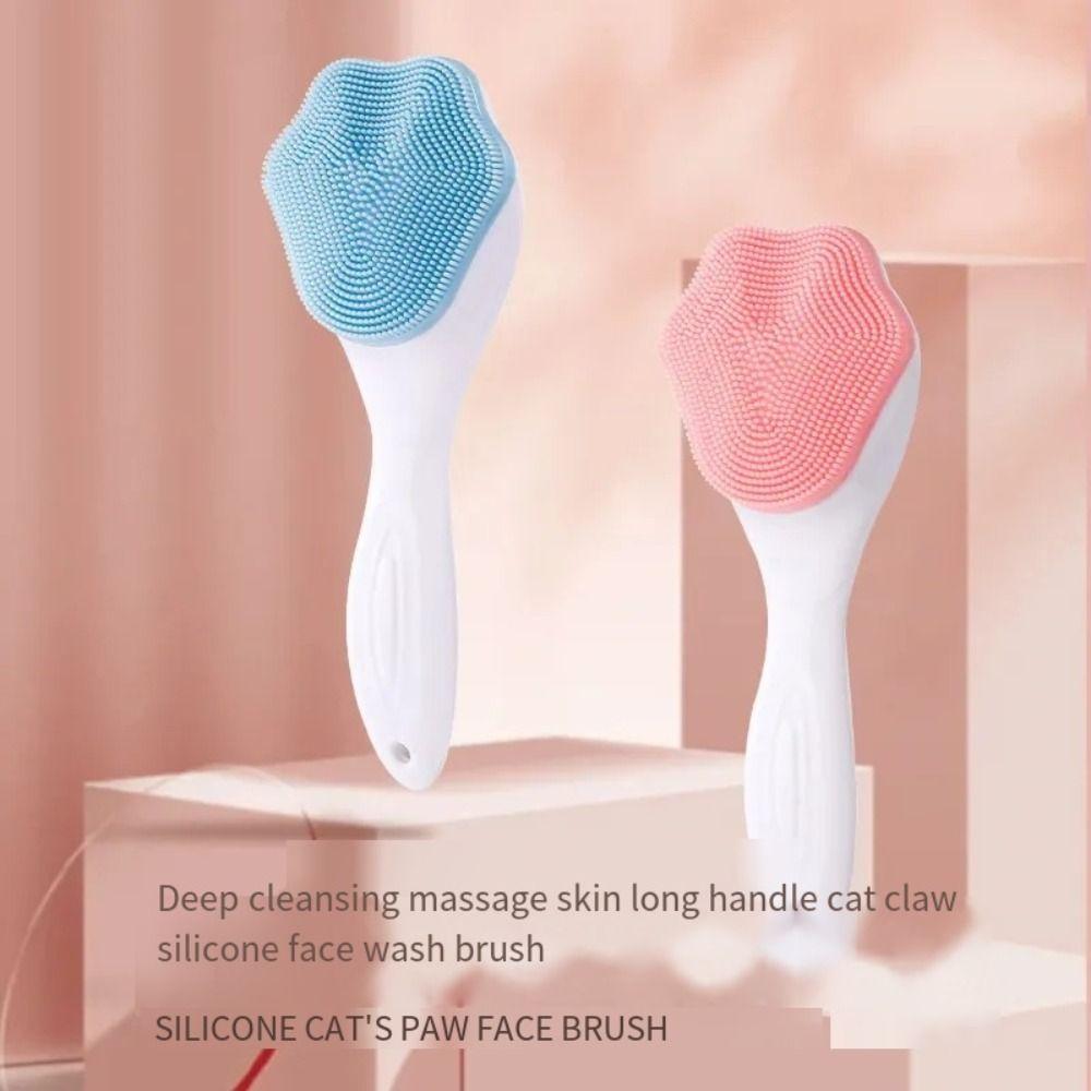 Silicone Silica Gel Facial Brush – Cat Paw Shape