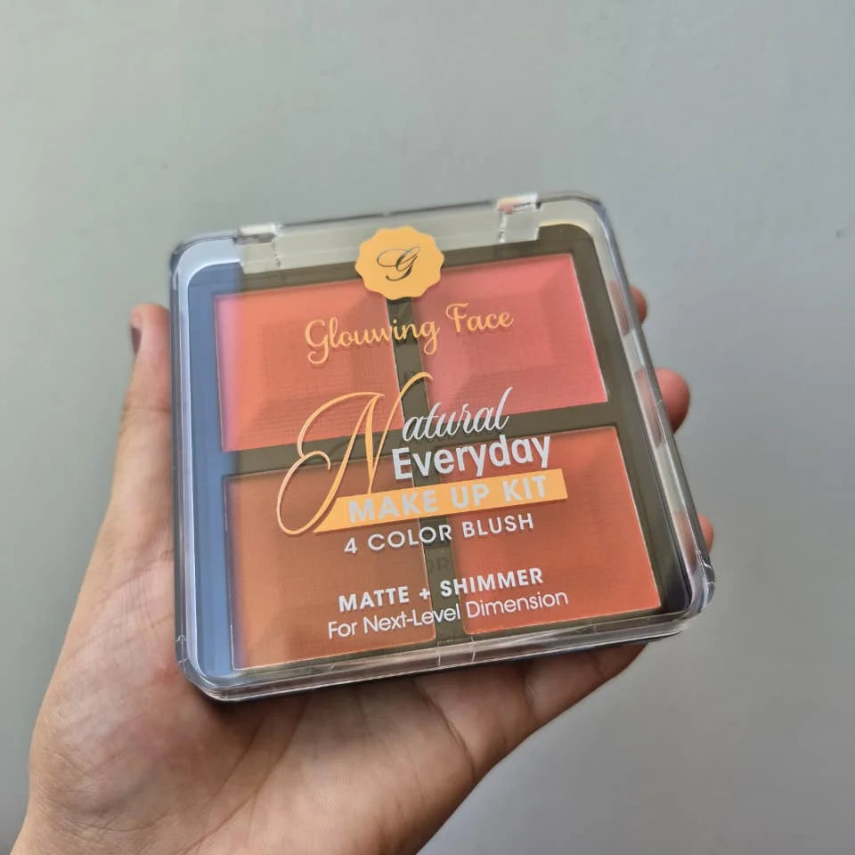 Glowing Face  Natural Everyday Blush Kit