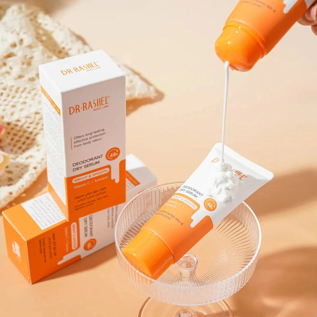 DR.RASHEL Vitamin C +Turmeric Deodorant Dry Serum - 60ml