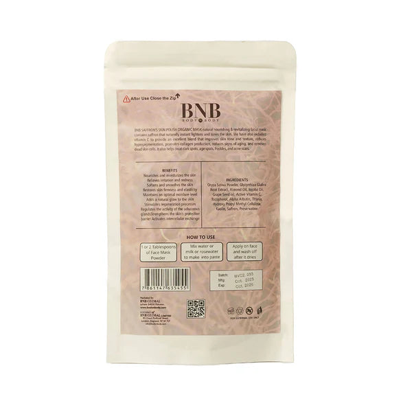 BNB Saffron Skin Polish Mask - 120gm