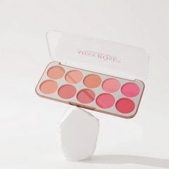 Miss Rose Blushers Palette - 10-Color