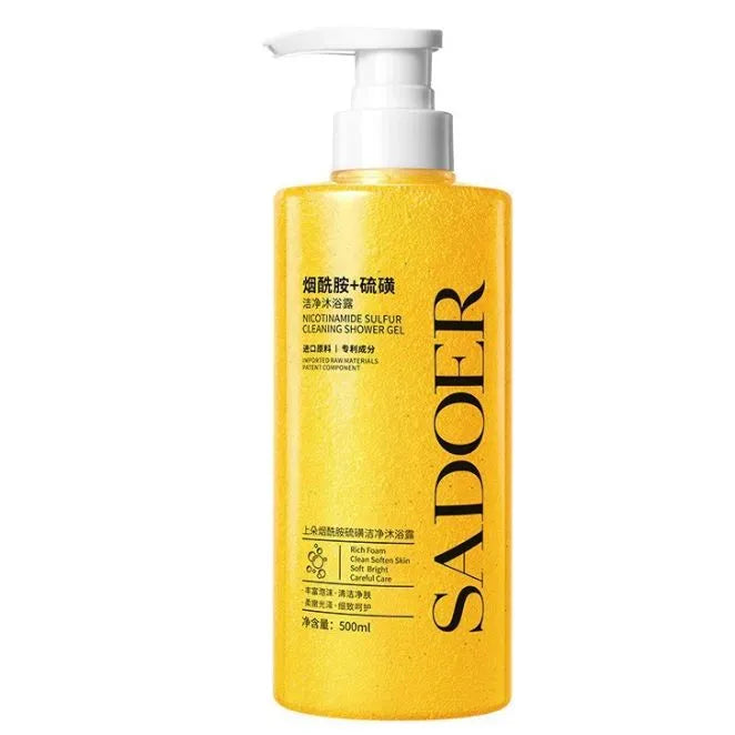 SADOER Nicotinamide Sulfur Cleansing Shower Gel - 500ml
