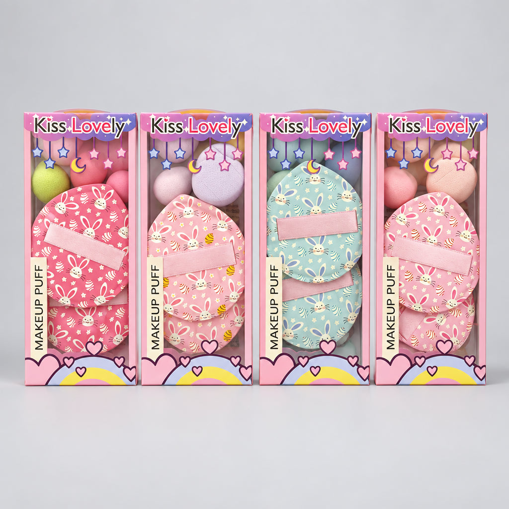 Kiss Lovely Makeup Puff and Blender Sponge Sets