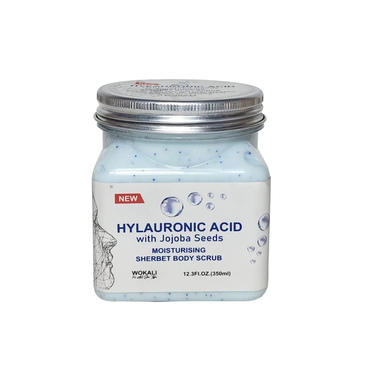 Wokali Hyaluronic Acid Scrub - 350ml