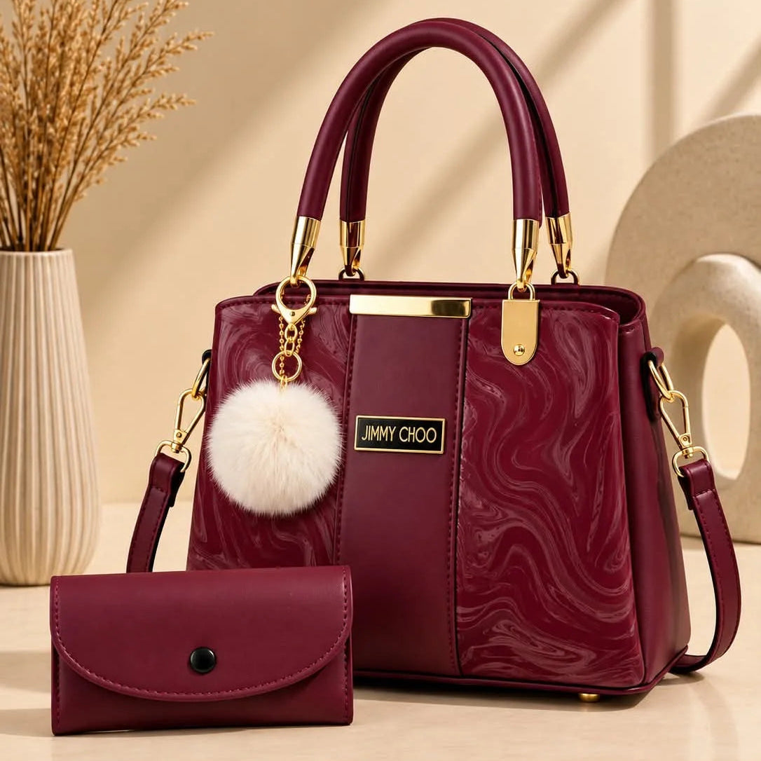 Jimmy Choo Handbag & Pouch Set