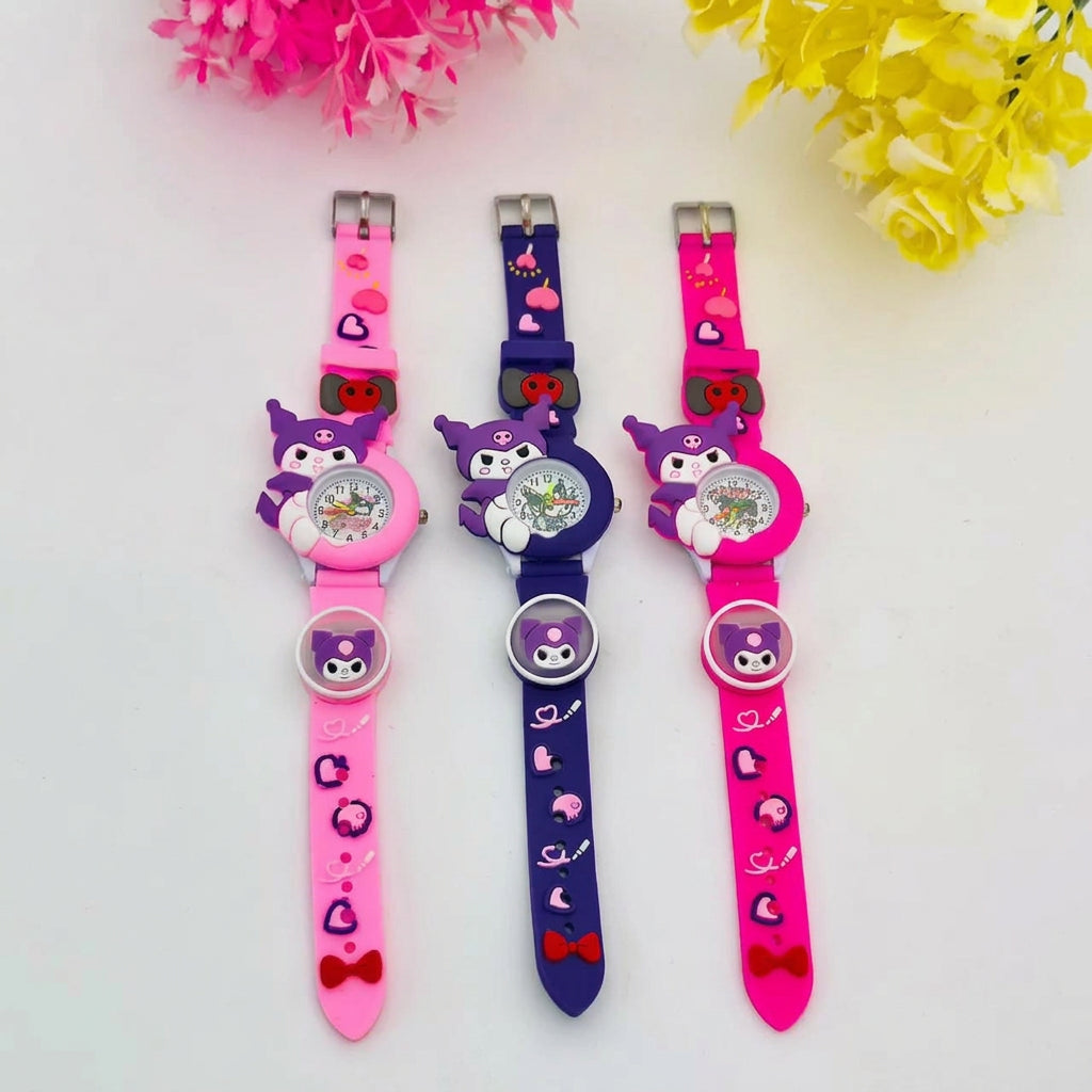 Sanrio Kuromi 3D Children's Quartz Wristwatches