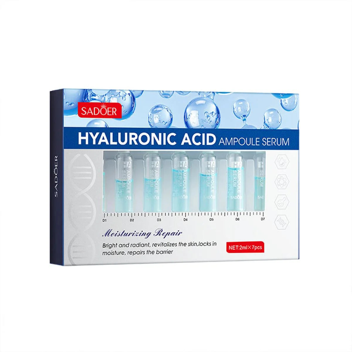 SADOER Hyaluronic Acid Ampoule Serum 7pcs