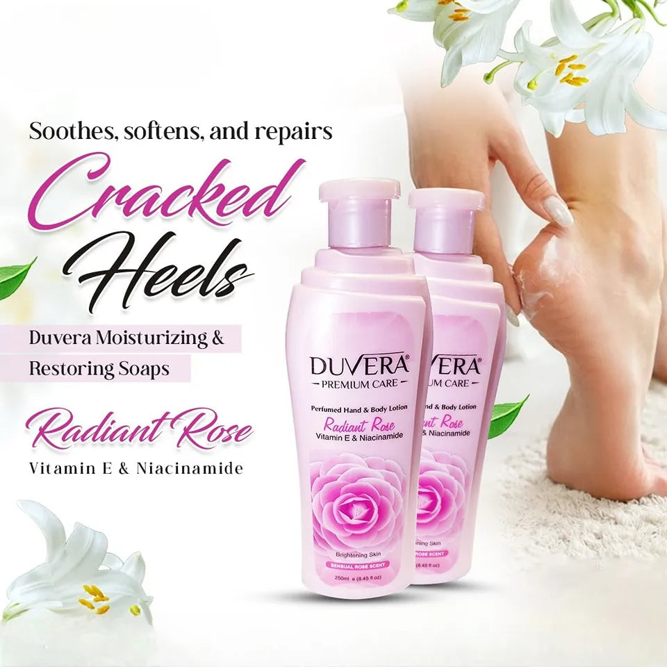 Duvera Radiant Rose Perfumed Hand & Body Lotion 250ml