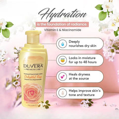 Duvera Delightful Rose Perfumed Hand & Body Lotion 250ml