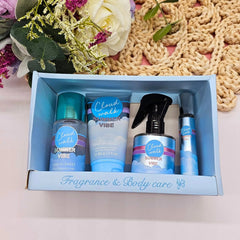 Pink In Sweet Cloud Walk Summer Vibe Fragrance and Body Care Gift Set