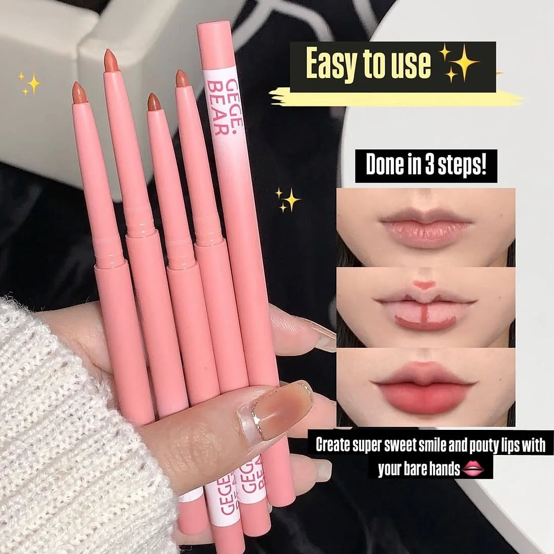Gege Bear Lip Liner Pencil Matte Lipstick