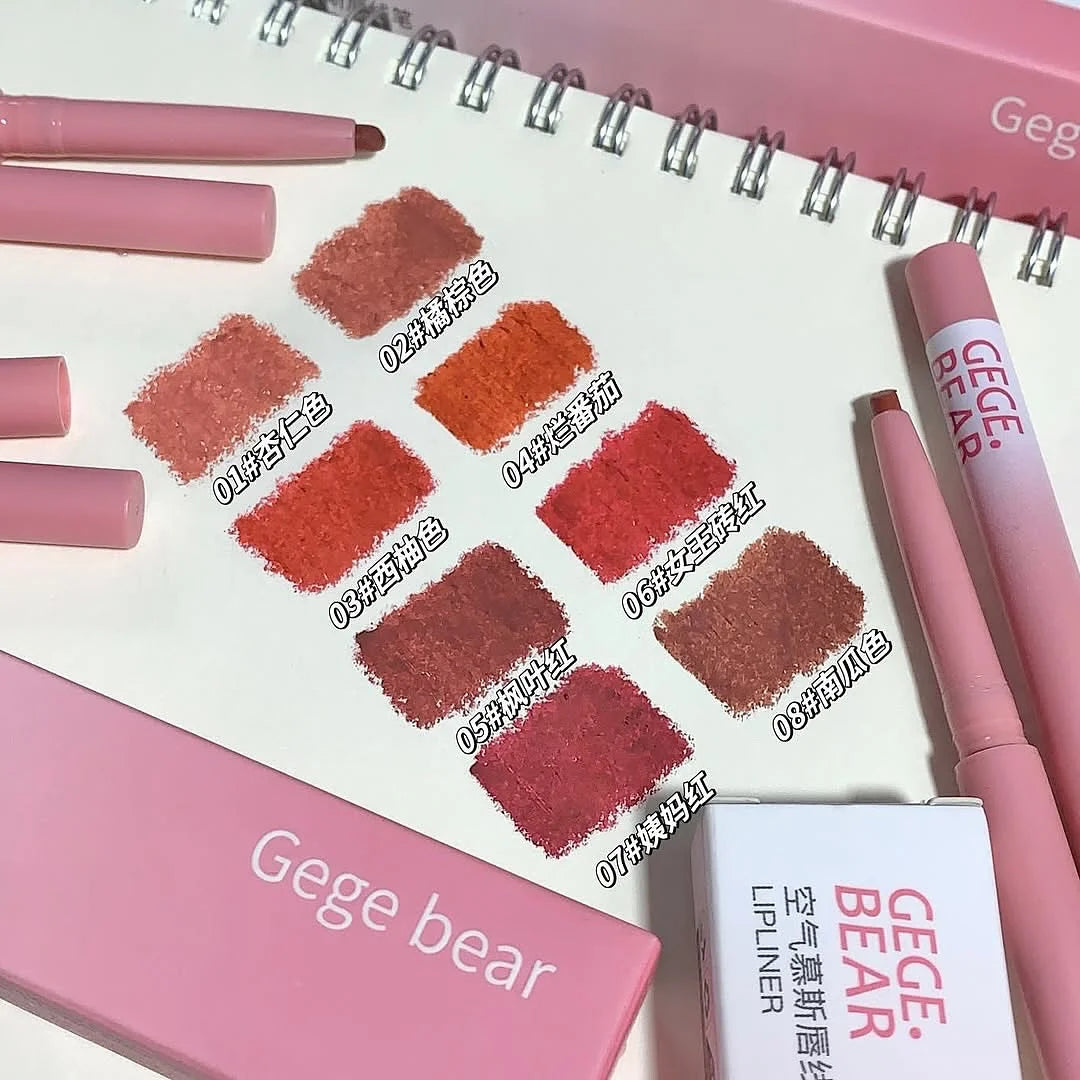 Gege Bear Lip Liner Pencil Matte Lipstick