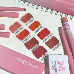 Gege Bear Lip Liner Pencil Matte Lipstick