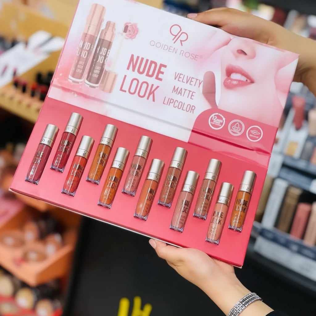 Qoiden Ross Nudes Look Lip Gloss - Pack of 12