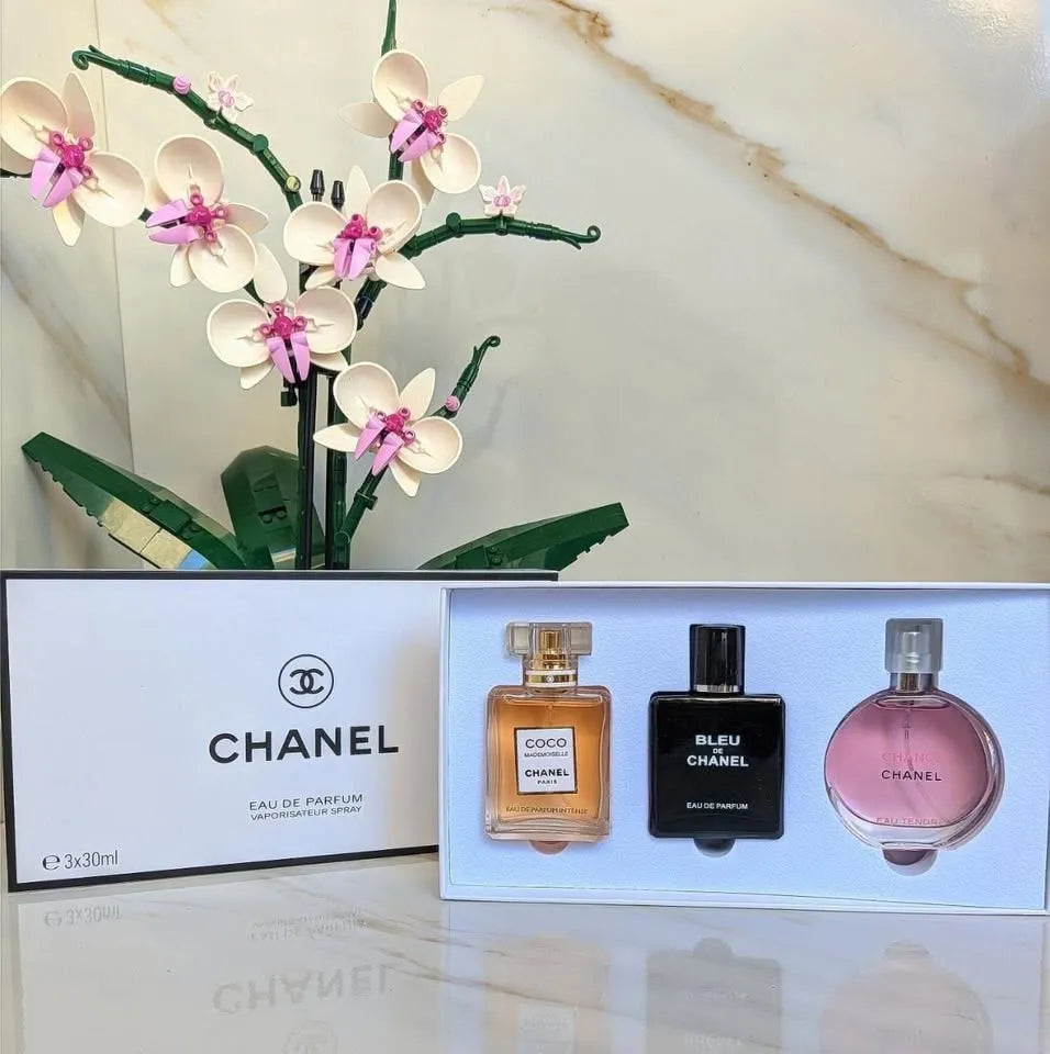 Chanel Perfume Gift Set for Women 3-in-1 (3 x 30ml) - Dubai - 100% Original Testers