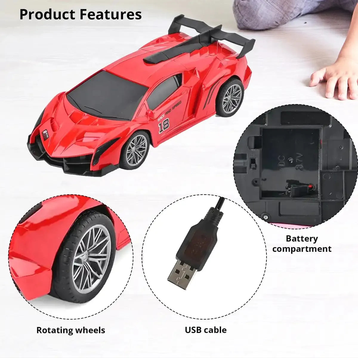 Rechargeable Spray Car with Remote Controller