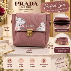 Prada Floral Crossbody Bag