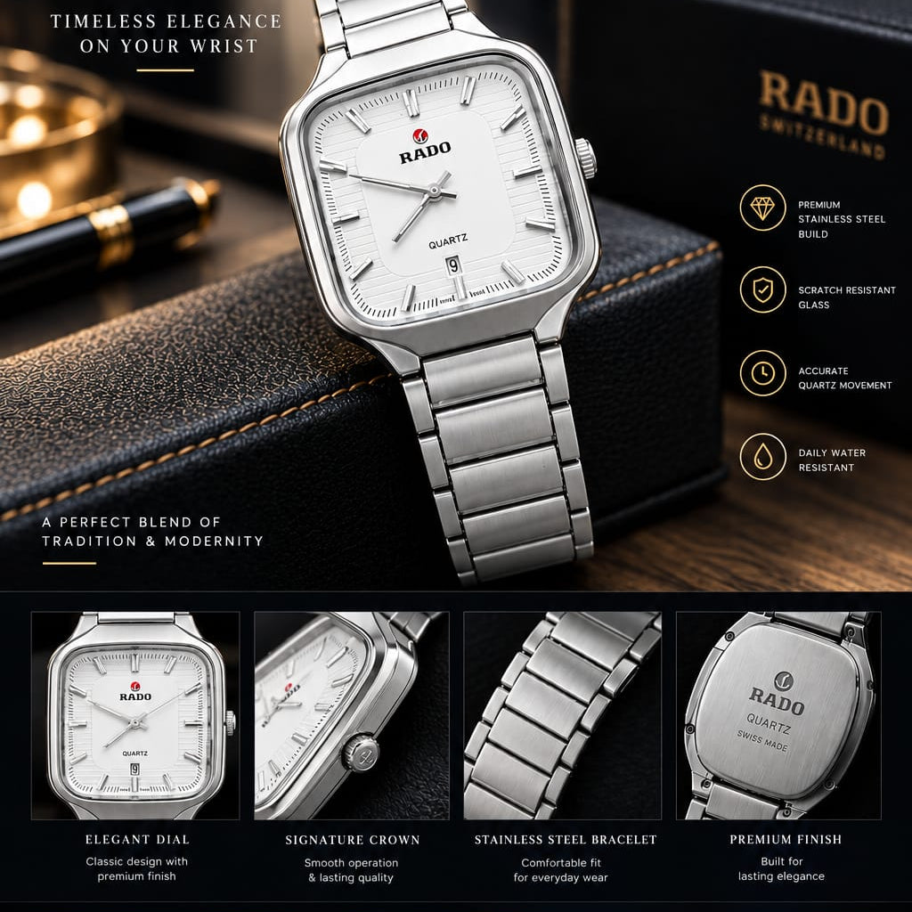 RADO  Luxury Plain Dail Watch