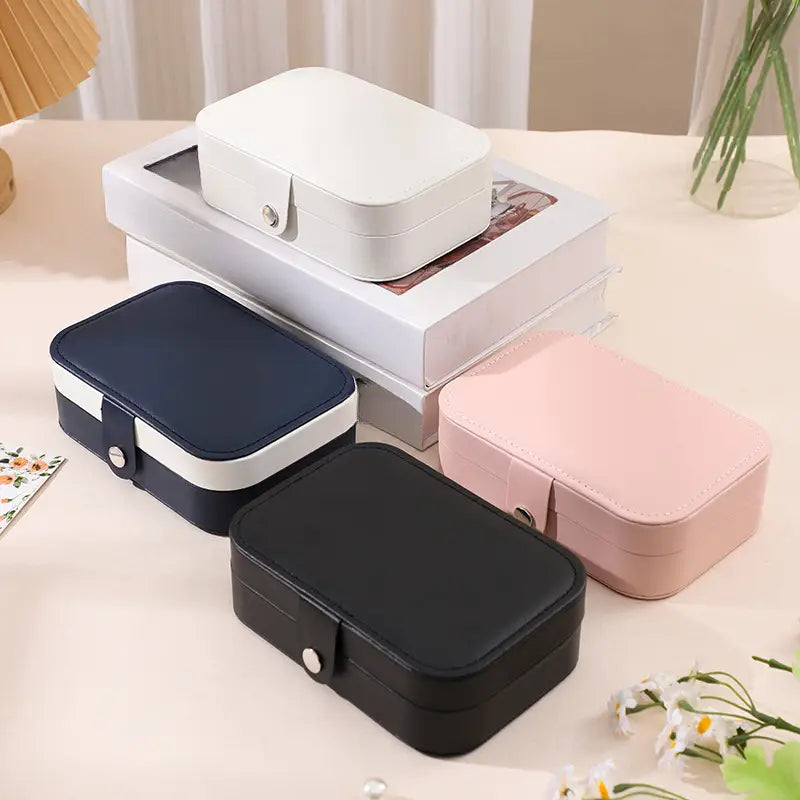 Velvet Multi‑function Jewelry Storage Box
