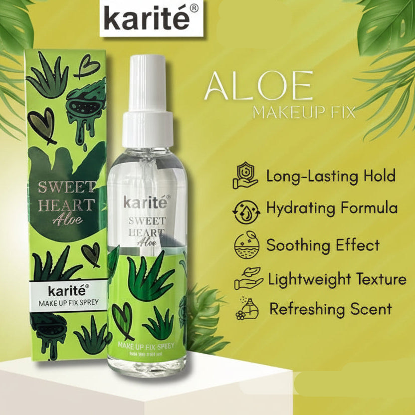 Karité Sweet Heart Aloe Make Up Fix Spray