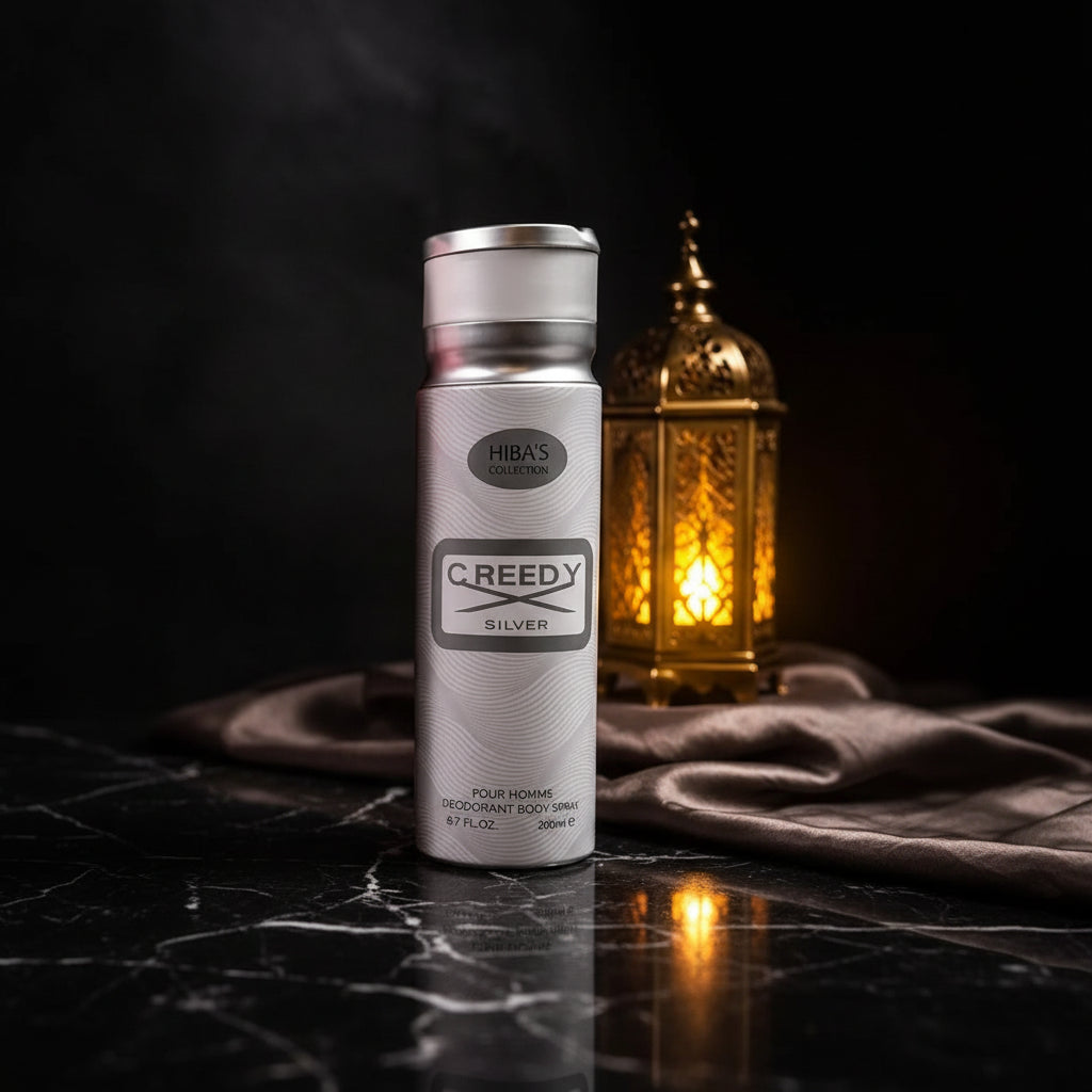 Hiba's Collection Creedy Silvers Body Spray – 200ml