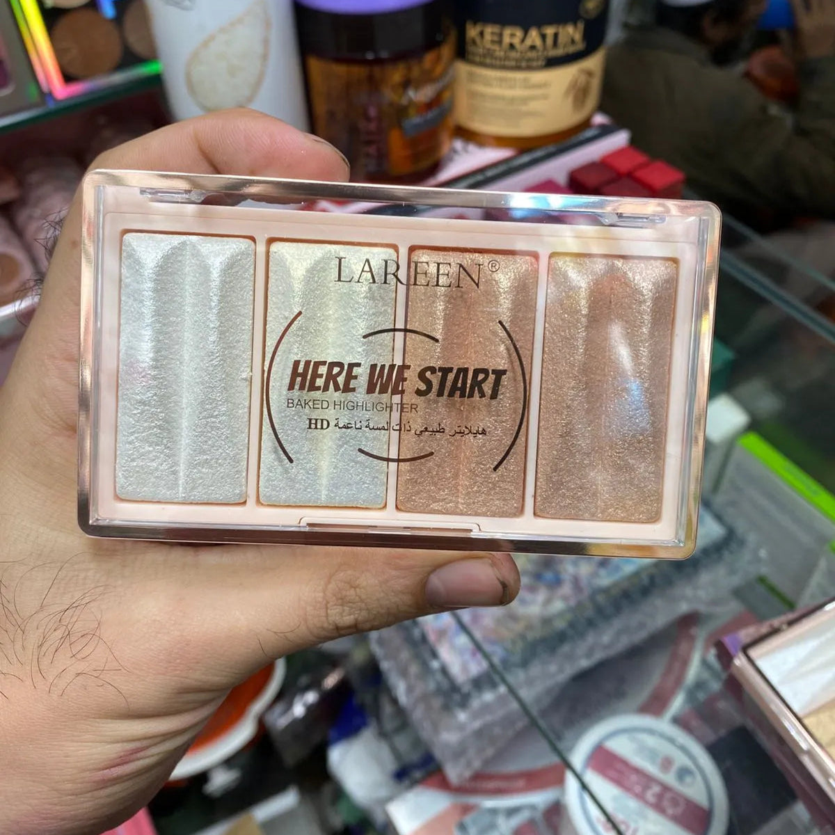 4 Colors Lareen Highlighter Palette