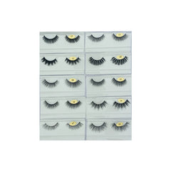 Glamorous Face 4D Mink Hair Eyelashes 10 Pieces GF 8063