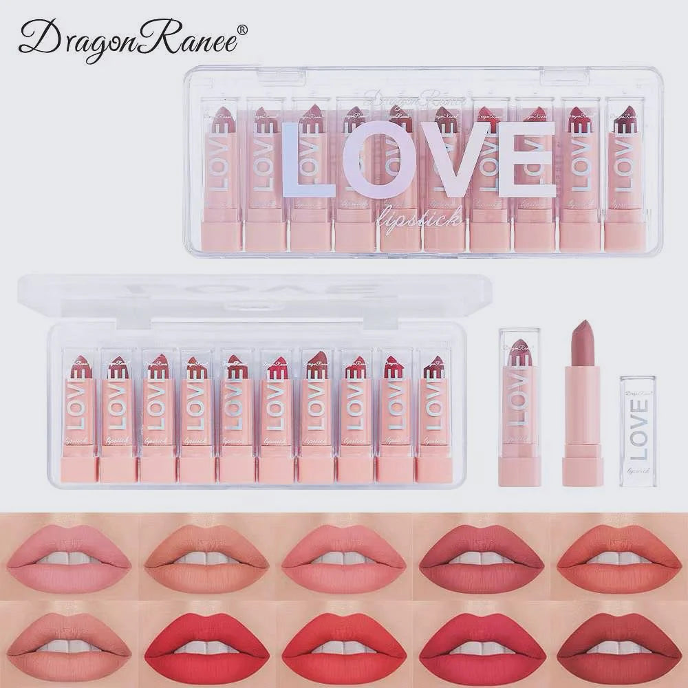 Dragon Ranee - Mini Velvet Lipstick Set of 10