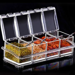 Crystal Clear Seasoning Box- Pack Of 4