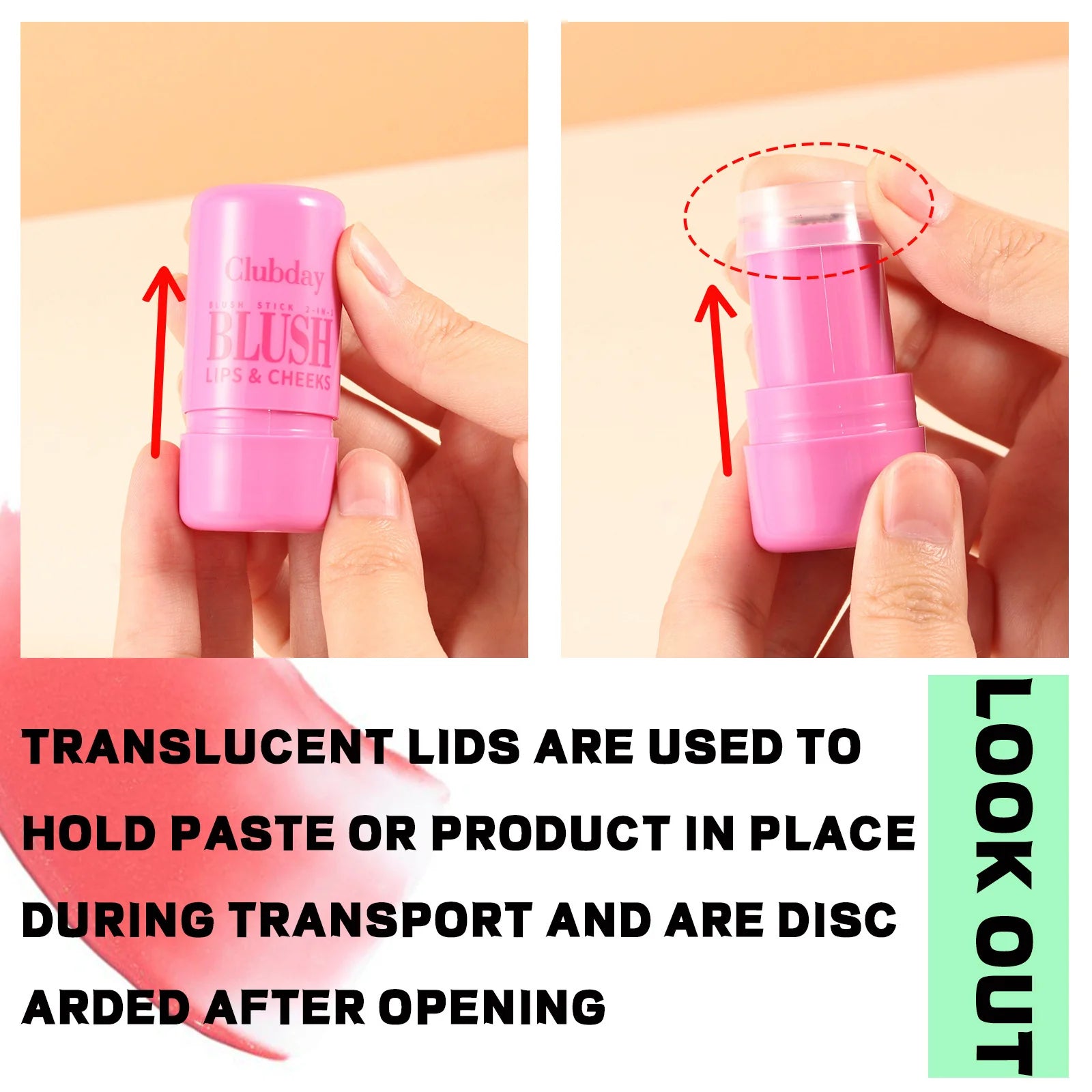 4 Pcs Victoria Key 2 in 1 Jelly Blush