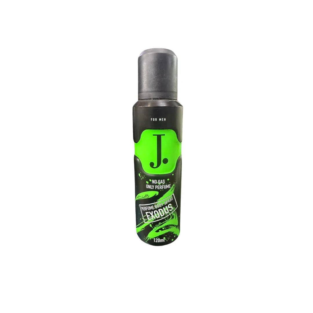 J. Exodus No Gas Perfume Body Spray for Men – 120ml