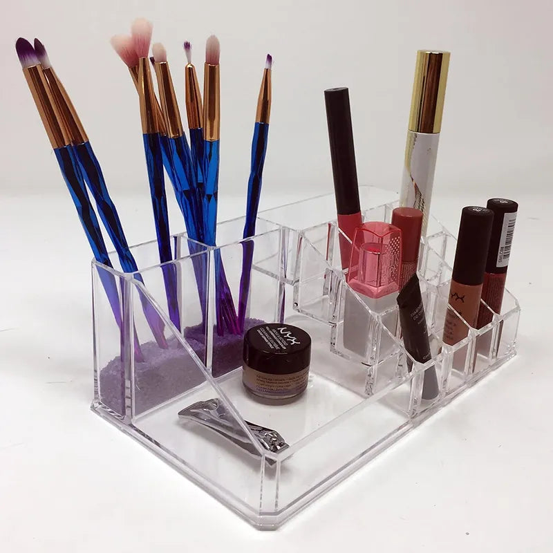 4 Compartments Makeup Lipstick Storage Container