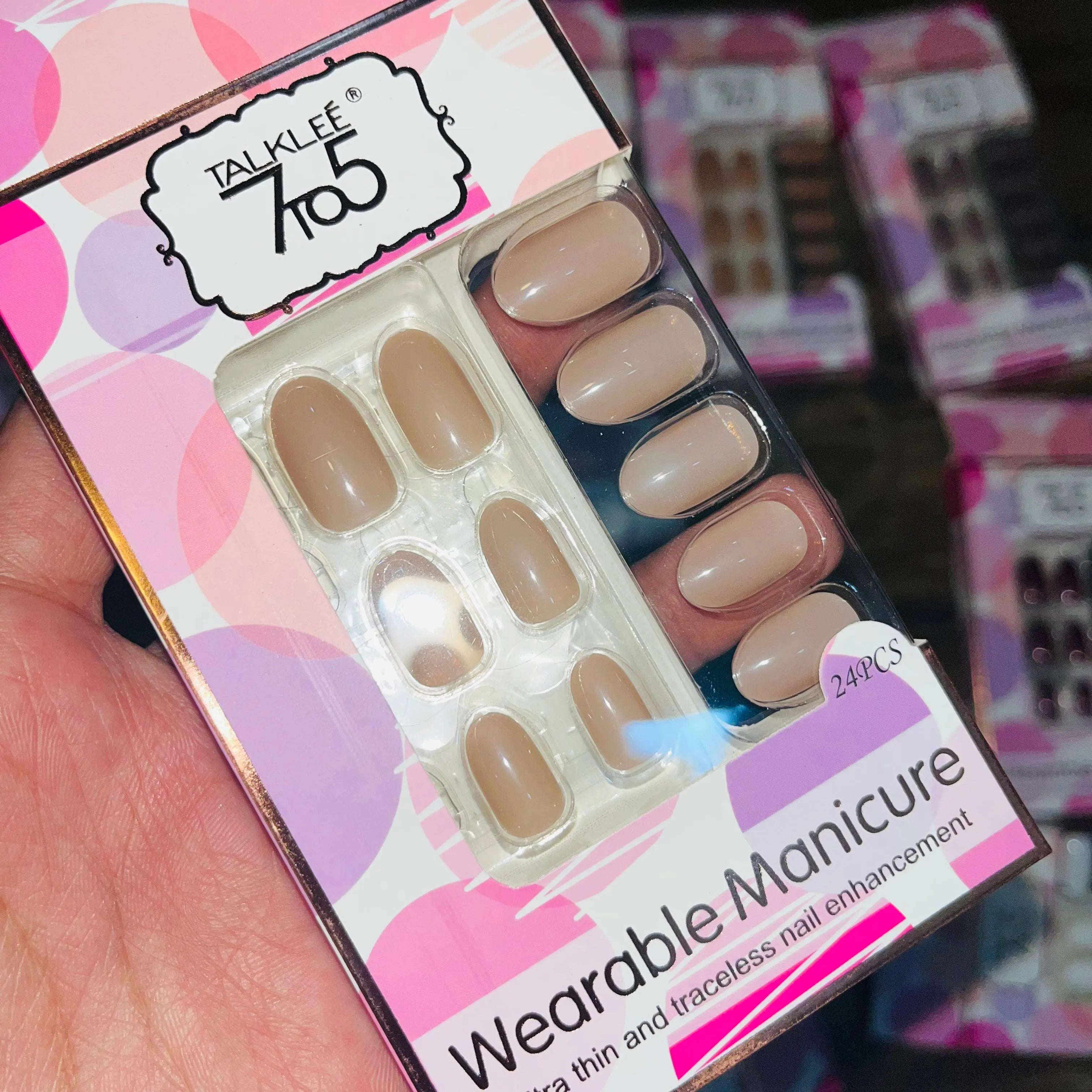 7To5 Talklee Wearable Artifical Nails With Free Stickers