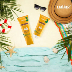 Maliao Green Tea Sunscreen SPF 45 PA+++ - 100g