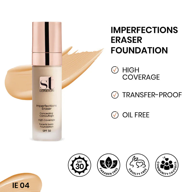 ST London Imperfection Eraser Concealing Foundation, SPF 30
