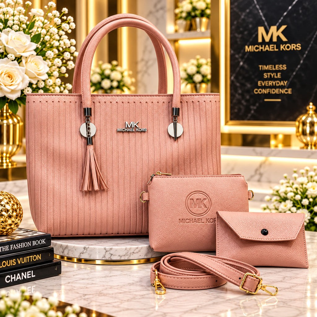 Michael Kors 3 in 1 Womens Handbag Set
