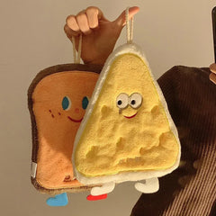 Cute Cartoon Hand Towel Hanging Kitchen Hand Wipe