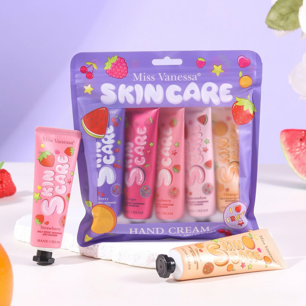 Miss Vanessa Multi-Effect Moisturizing Hand Cream - 5 Pcs Set - Each 30g
