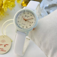 FT Women's Round Cushion-Shaped Quartz Fashion Watch