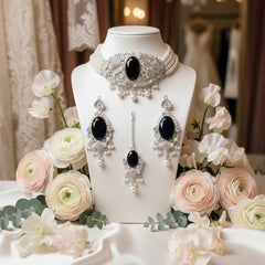 Choker  Earring Tika Set