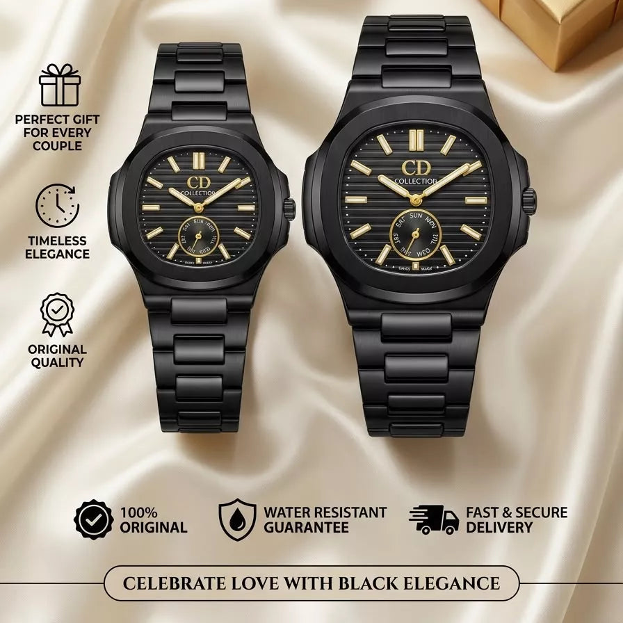 CD COLLECTION octagonal cases Couple Watches